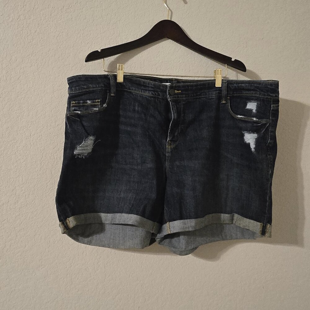 Old Navy High Rise Secret Slim Pockets Denim Shorts